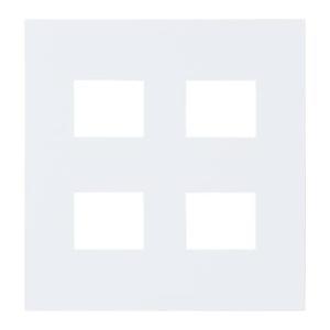 パナソニック WNS6004W SO-STYLE プレート4コ用(2コ+2コ用)(マットホワイト)