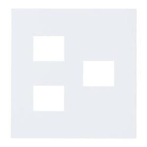 パナソニック WNS6073W SO-STYLE プレート3コ用(2コ+1コ用)(マットホワイト)