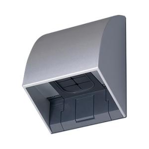 パナソニック WP9631S スマート防雨入線カバー(露出・埋込両用)(ホワイトシルバー)