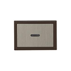 神保電器 WSN-GT C J・WIDE SLIM SUSTE 操作板 トリプル 表示灯付き チョコ...