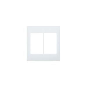 パナソニック WTA7102WK アドバンスシリーズ スイッチプレート(2連用)(マットホワイト)