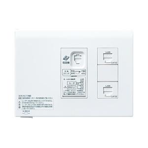 パナソニック WTF35825W 宅内LANパネル ひらいてねット +プラス(3箇所用)(光コンセン...