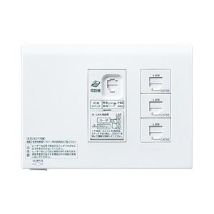 パナソニック WTF35826W 宅内LANパネル ひらいてねット +プラス(3箇所用)(光コンセン...