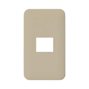 パナソニック WTF7001F コスモシリーズワイド21 コンセントプレート(1コ用)(ベージュ)