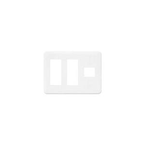 パナソニック WTF7007F コスモシリーズワイド21 コンセントプレート(7コ用)(ベージュ)