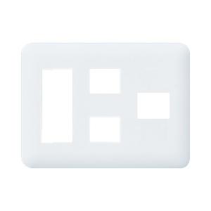 パナソニック WTF7086W コスモシリーズワイド21 コンセントプレート(3コ+2コ+1コ用)(...