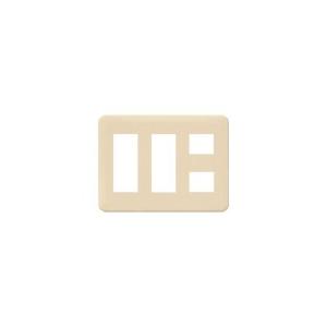 パナソニック WTF7708F コスモシリーズワイド21 簡易耐火コンセントプレート(8コ用)(ベー...