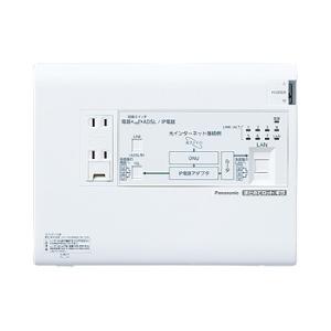 パナソニック WTJ5548K 宅内LANパネル まとめてねット ギガ(光コンセント)(電話2外線タ...