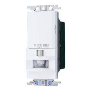 パナソニック WTK1411WK コスモシリーズワイド21 熱線センサ付自動スイッチ(親器)(明るさ...