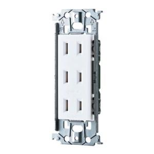 パナソニック WTL13033MW 埋込トリプルコンセント（金属枠付）(マットセラミックホワイト)