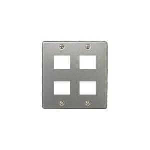 パナソニック WTL6204 アドバンスシリーズ 新金属コンセントプレート 4コ用