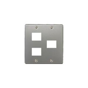 パナソニック WTL6273 アドバンスシリーズ 新金属コンセントプレート 3コ用 (2コ+1コ用)