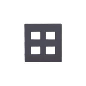 パナソニック WTL7004HK アドバンスシリーズコンセントプレート4コ用(2コ+2コ用)(マット...