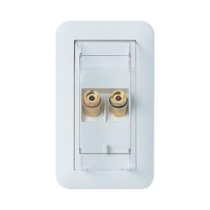 パナソニック WTN4101W コスモシリーズワイド21 埋込スピーカターミナル(1対用)(金属枠付...