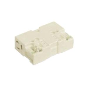 寺田電機 XYZ80002W ブロックコンセント 2分岐（ホワイト）