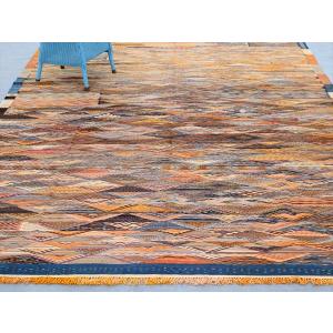 モロッコキリム 特大 アフニフ 400x245...の詳細画像4