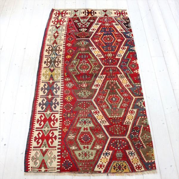 オールドキリム カイセリ ギョムルゲン  178x85cm ベレケットとエリベリンデ　フラグメント