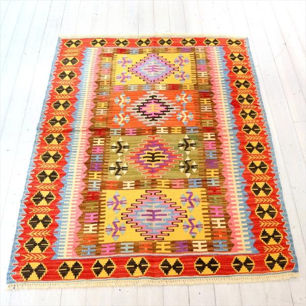 色にこだわるワンランク上のカイセリキリム セッヂャーデ 174x132cm ４つのイーブルアイ