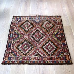 オールドキリム ムート ジジム 101x89cm 5つのダイヤ