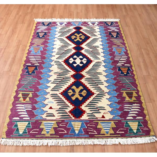 トルコの手織りキリム ウシャク 171x116cm サンドゥック