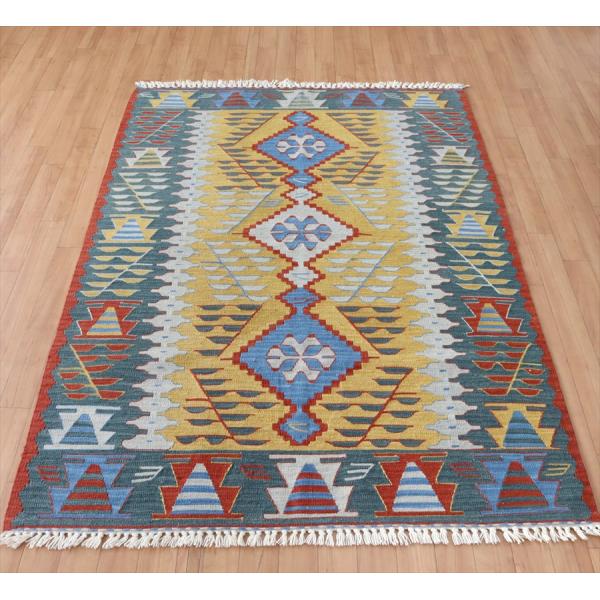 トルコキリム ウシャク　セッヂャーデ 171x120cm 狼の足跡