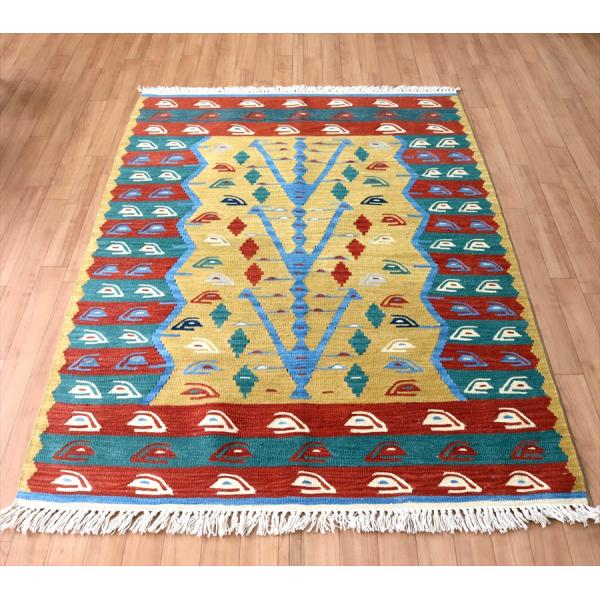 トルコの手織りキリム ウシャク 168x120cm 生命の樹