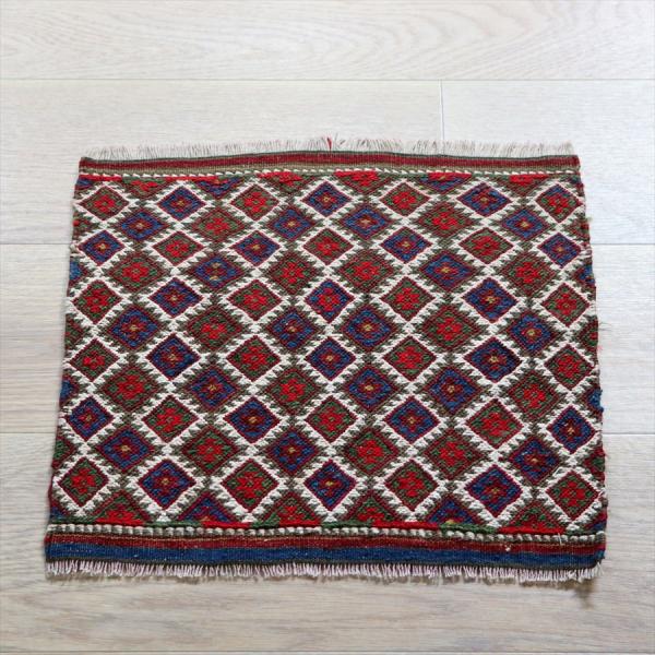 オールドキリム ベルガマ 39x44cm 収納ケースのサイドピース