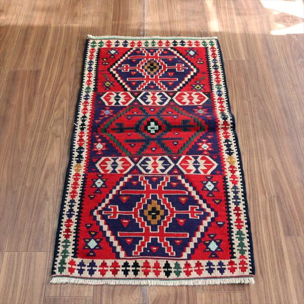 オールドキリム ワン 122x64cm サソリのモチーフ