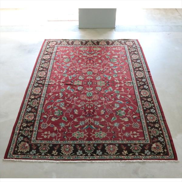 オールドキリム ブルガリア シャルキョイ 285x208cm クラシカルなフラワーデザイン