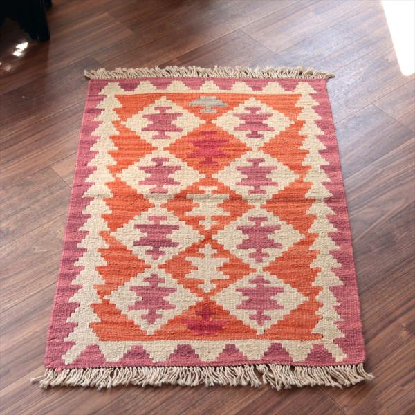 カシュカイキリム シラーズ産 87x60cm イランの手織りラグ