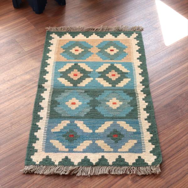 カシュカイキリム シラーズ産 91x59cm イランの手織りラグ