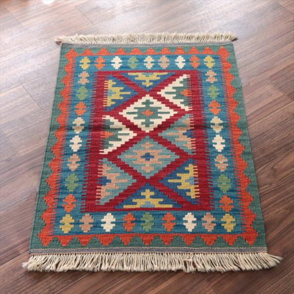 カシュカイキリム シラーズ産 91x65cm イランの手織りラグ