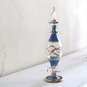 エジプト ガラス 香水瓶 クレオパトラ ブルー : インプレッションオブ