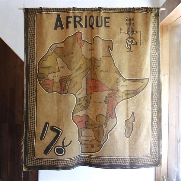 アフリカの泥染布 Mud Cloth Mali, African textile  166x146c...