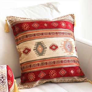 クッションカバー45x45cm トルコデザイン シュニール素材のクッション