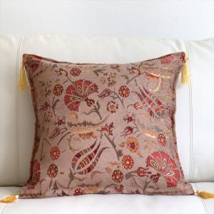 クッションカバー 45x45cm トルコデザイン シュニール素材のクッション