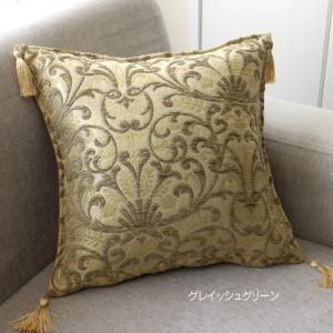 クッションカバー 45×45 高級感 【トルコ雑貨】シュニール素材の