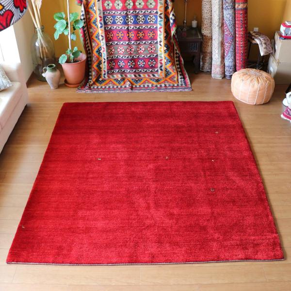 ギャッベ　 ギャベ  カシュカイ族の手織りラグ バナフシェBanafsheh/大型ルームサイズ226...