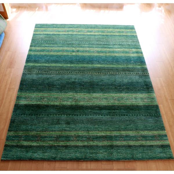 ギャッベ/ロリアタシュLoriAtash　ギャベ　最上級の織り　大きい手織りラグ　大型ルームサイズ3...