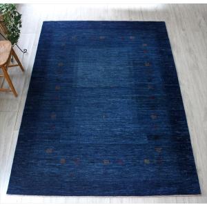 ギャッベ／カシュクリ 201×153cm イラン産 手織り リビング ウール