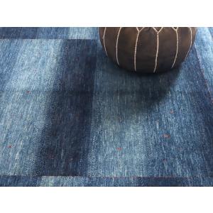 ギャッベ バナフシェ 216x179cm ブル...の詳細画像5