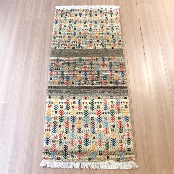 ギャッベ リズバフト  148x60cm カラフルな生命の樹