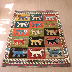 ザッカンの芸術作品 手織り絨毯 アフガニスタン産 バルーチ族作 169