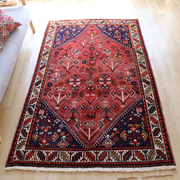 オールドギャッベ トライバルラグ Old Tribal rug, Shiraz,  204x115c...