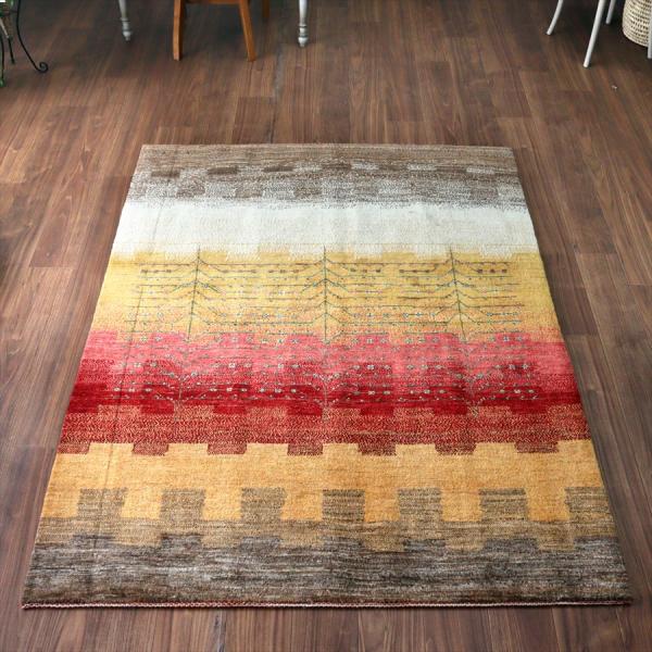 生命の樹のデザイン ノウバフト 190x144cm イランの手織りラグ ギャッベ