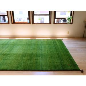 ギャッベ イラン産手織りラグ 300×200c...の詳細画像3