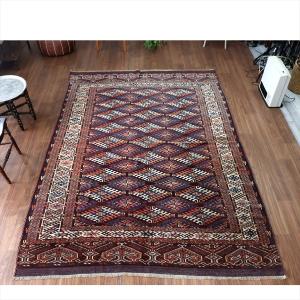 トライバルラグ 部族絨毯 手織り 282x203...の商品画像