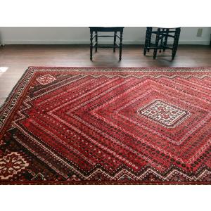 カシュカイ族の手織り絨毯 【別倉庫】 295x...の詳細画像2