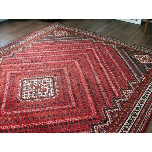 カシュカイ族の手織り絨毯 【別倉庫】 295x...の詳細画像3