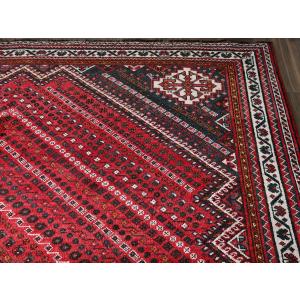 カシュカイ族の手織り絨毯 【別倉庫】 295x...の詳細画像5